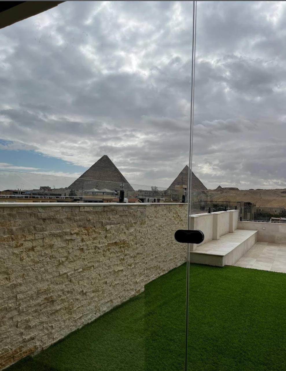 Hotel Aziz Egypt Pyramids View Kafret el-Gabal Exteriér fotografie